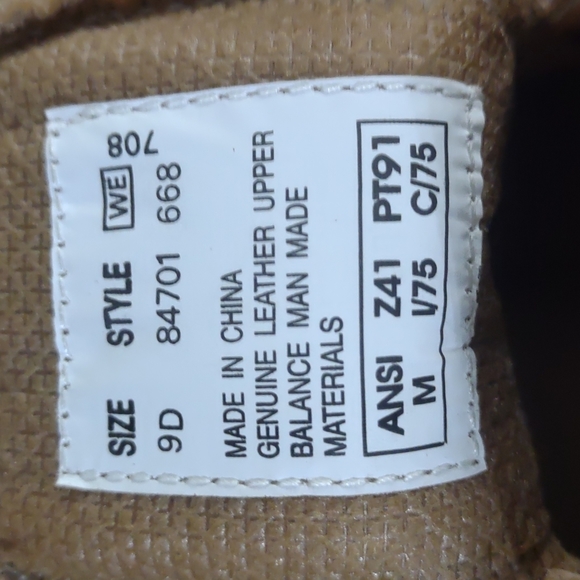 Men\'s Roebucks Lite Tan Steel Toe Boot 9D main image 4